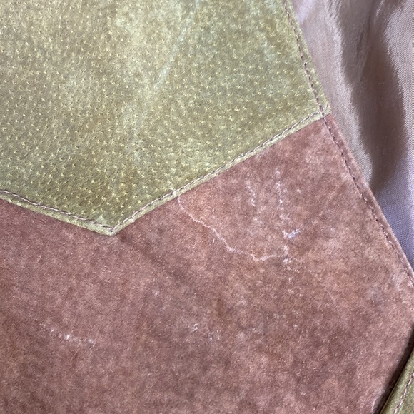 Vintage Sheplers Brown Leather Vest Size XL - Picture 11 of 12